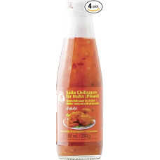 Saldus aitriųjų paprikų padažas vištienai, vidutinio aštrumo, autentiškas tajų virtuvės patiekalas, veganiškas, halal ir be glitimo - 4 x 180 ml
