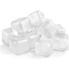 Daugkartinio naudojimo plastikiniai ledo kubeliai - 20 skirtingų spalvų pakuotė | Be BPA, neskiedžia gėrimų, nekenkia aplinkai ir gali būti naudojami viskiui, kokteiliams, gaiviesiems gėrimams ir kt.