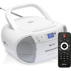 DAB nešiojamasis CD grotuvas ir kasečių grotuvas, 
