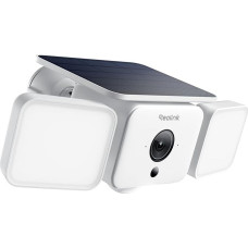 Reolink 2K Outdoor Solar Battery Surveillance Camera, 150° View, Up to 1000 lm Light & Siren Alarm, AI/PIR Motion Activated Floodlight, Colour Night Vision, 2.4/5 GHz Wi-Fi 6, IP66, Solar Floodlight Cam