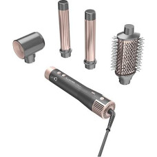 GA.MA Italy Professional, UNIQ AURA Multistyler 4 in 1 bešepetėlinis variklis su 100 000 aps/min Coanda ir turmalino technologija, ovalus šepetys 60 mm, 2 garbanojimo geležtės 32 mm, šalto oro funkcija
