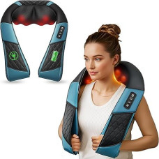 COMFIER Wireless Massager, Neck Massager with Shiatsu & Heat, 4D Deep Massage for Neck, Back, Legs, Gifts for Women, Men