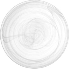 H & H Alabaster Set of 6 Dinner Plates, White