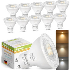 linovum LumiFLEX LED GU10 prožektoriai Šilta balta neutrali balta šalta balta 6 W su reguliuojamais baltos spalvos tonais CCT Pakuotė 10 vnt.