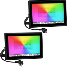 T-SUNUS RGB LED prožektorius lauke 60 W, RGB prožektorius lauke su 