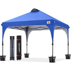 ABCCANOPY pavėsinė Vandeniui atspari pop-up sodo pavėsinė Festivalis apsauga nuo saulės Lauko stoginė Super kompaktiškas stoginė su Roll Carry Bag Bonus 4 x svorio maišeliai, 4 x virvės 4 x stulpai