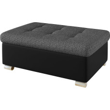 Mirjan24 Niko Large Ottoman Ottoman Stool / Footstool / Pouf / Choice of Colours (Soft 011 + Majorka 03)