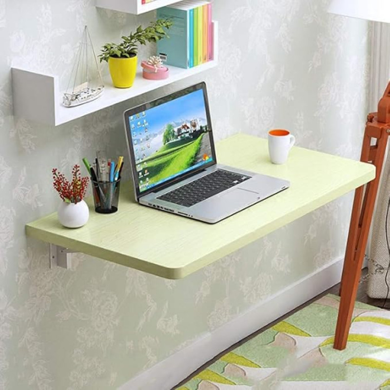 An der Wand montierter Klapptisch mit Klappblatt für Küche, Esszimmer, Zuhause, Büro, Arbeitszimmer, Schreibtisch, 13 Größen