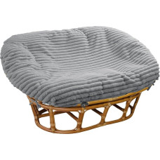 ANMINY Dvigubas Papasano pagalvėlių dangtelis Storas pūkuotas purvinas Šaggy Velvet Slipcover Papasano pagalvėlė Nuimamas skalbimo mašina kėdės pagalvėlės dangteliai su užtrauktuku tinka 67 x 51 colių