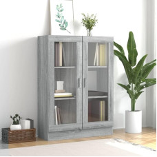Sonoma Filing Cabinet Grey 82,5 x 30,5 x 115 cm spintelė Maža virtuvės spintelė Konsolė Daugiafunkcinė spintelė Spinta Šoninė spintelė Spintelė Šoninė spintelė