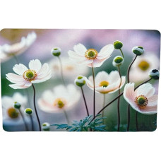 Dekoset Tischset Platzdeckchen Platzset Anemonen waschbar 40 x 30 cm, Set Größe:4 er Set