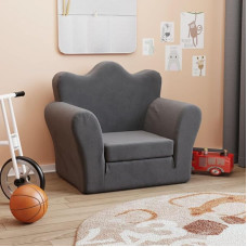 ZEYUAN sofa-lova vaikams, antracito spalvos, minkštas pliušas, poilsio sofa, sofos ir kušetės, poilsio sofa, sofa svetainei, sofa su - 357054