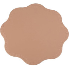 AMDXD 2er Set Tischsets Platzsets Abwaschbar Natur, PVC Platzset Boho Blumen Hitzebeständige, Tisch-Sets Rose für Zuhause Restaurant Speisetisch, 38x38CM