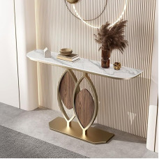 Konsolentisch schmaler Eingangstisch für Wohnzimmer, Flur und Schlafzimmer - vielseitiger Sofa-Beistelltisch