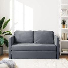 SECOLI sofa su miego funkcija, sofa su lovos dėže, sofa su miego funkcija, 2 vietų minkšta sofa, moderni sofa, sofa lova, sofa, maža, tamsiai pilka