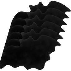 6 Stück Halloween Tischset aus Filz mit Fledermausmotiv rutschfest Hitzebeständig Einzigartige Tischunterlagen für Halloween Tischdekoration