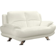 Vente-unikalus Dramblio kaulo dramblio kaulo dirbtinės odos 2 vietų sofa