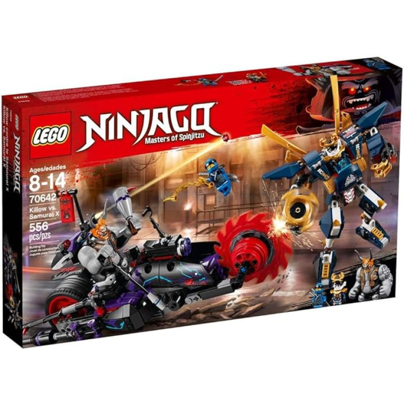 Lego Ninjago 70642 - Killow Versus Samurai X, šaunus vaikiškas žaislas, vienetinis