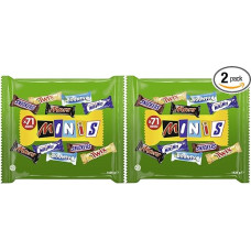 MIXED Minis 2x1425g Twix, Snicker, Mars, Bounty, Milky Way - Party Mix šokoladinis batonėlis