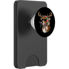 Häkelgarn Rentier Weihnachten Weihnachtsmann Oma quadratisch PopSockets PopWallet für MagSafe