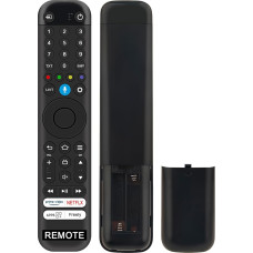 VINABTY pakaitinis nuotolinio valdymo pultas, tinkamas TCL 4K Ultra HD HDR Smart LED televizoriui 43PF650K 50PF650K 55PF650K 65PF650K 75T6C-UK 85T6C-UK 55PF650 43PF650 43PF650 43T6C 50PF650 55PF650