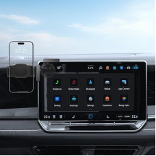 VW 12,9 Zoll Display, Tayron 2025-2026 ir T-ROC 2026 mini rankinis laikiklis, skirtas iPhone, Samsung, Android ir kt.
