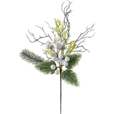 WeRChristmas Dirbtinės gėlės baltos 31cm