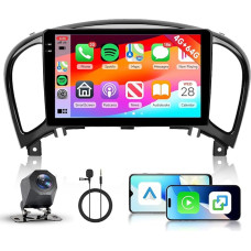 Hodozzy Automobilinis radijas 4G + 64G, skirtas Nissan Juke J15 2010-2019 / YF15 Infiniti ESQ 2011-2017 Vito Viano Sprinter Android 9 colių InCell jutiklinio ekrano navigacija Carplay Android automobilis, radijas Bluetooth DSP WiFi FM