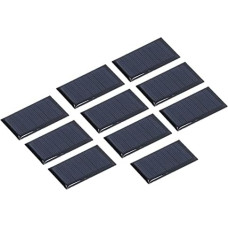 Saulės kolektoriaus modulis 10 pakuočių 5V 300MA 0,15W mažos polistireninės saulės baterijos DIY saulės įkroviklis Mini saulės baterijos projektams Žaislai Saulės baterijos