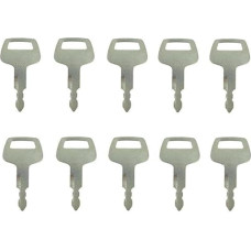 10 Zündschlüssel passend für TCM T800 Schwergeräte-Lader 26322-42311