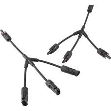 1/5/20/100 rinkiniai Fotovoltaik-Solar-Y-Stecker, männlich und weiblich, 3/4-Wege, Y-Typ, 2/3/4 auf 1 Adapter, PV-Stecker-Draht (MC4-Y5, 20 RINKINIŲ)