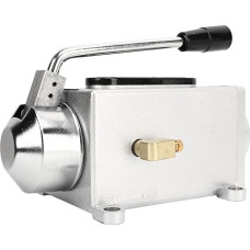 Cryfokt 500CC Manuelle Schmierölpumpe, Doppelausgangsanschluss, Hand-CNC-Schmierpumpe, Einfach zu Bedienen, für die Chemische Druckindustrie, Aluminiumgussmaterial