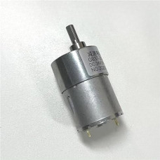 JGB37-3530 nuolatinės srovės krumpliaratinis variklis 12V 24V, didelis sukimo momentas 37 mm, visa metalinė pavarų dėžė, 7-1600 aps./min. variklis su 6 mm D tipo velenu, skirtas robotams 