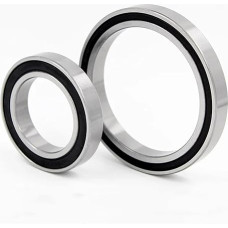 10/50 Stück S6802-2RS S6802RS 15 * 24 * 5 mm ABEC-5 Doppelte Gummiabdeckung Edelstahl Dünnes Rillenkugellager 15 × 24 × 5 mm