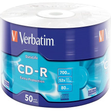 Verbatim CD-R Extra Protection 700 MB 50 vnt.