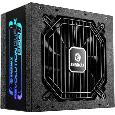 ENERMAX Revolution D.F. X ARGB ATX3.0 PCI-e 5.0 Compact Gaming & Streaming PC Power Supply 850W 80Plus Gold (Full Modular, 2 x 12VHPWR, Semi-Fanless), ERT850EWT, Black
