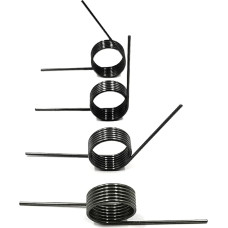 Kleines Torsionssortiment aus Edelstahl, V-förmige Torsionsfedern, 10 Stück, 1,2 mm Drahtdurchmesser, 9-12 Außendurchmesser, mehrere Winkel(1.2x11mm 3 Laps (90°))