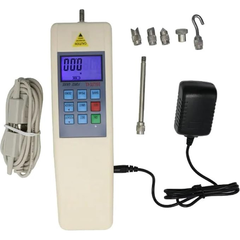 100N/200N/300N/500N Skaitmeninis kraftmessrät dinamometras Kraftmessrät Push-Pull-Kraftmessrät Tester Meter, Zuverlässige Leistung (500N)