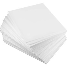 30 Stück weiße Schaumstoffplatten - 300 x 400 x 5 mm dicke Polystyrol-Mattenplatten for Heimwerkerarbeiten und Projekte