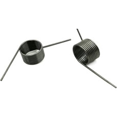 2 vnt V formos spyruoklė, vielos skersmuo 2,0 mm sukimo maža sukimo spyruoklė, plaukų smeigtuko spyruoklė, 180/120/90/60 laipsnių sukimo spyruoklė (ilgis: 9 LAPS 90 laipsnių, išorinis skersmuo: 11 mm)