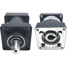 1 x Planetengetriebe für Servomotor 130 mm, Schrittmotor auf Nema 52, Geschwindigkeit 3 1/5 1/15, Eingang 19 mm/22 (Santykis 24 TB 1-19 Eingang 28 Output)