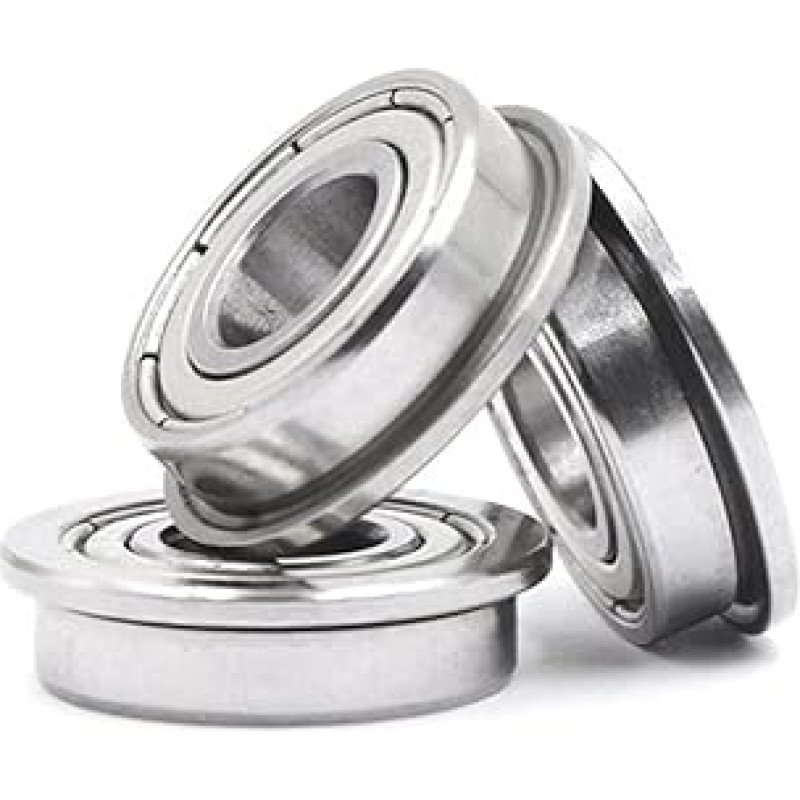 Flanschlager aus Edelstahl SMF62, MF62ZZ, 2 * 6 * 7,2 * 2,5 * 0,6 mm, SMF117ZZ LF117 677ZZ 7 * 11 * 12,2 * 3 * 0,6 mm(SMF117ZZ)
