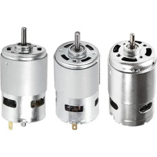Nuolatinės srovės variklis 775/795/895, 12-24 V, didelis vėjo stiprumas, didelis svyravimo momentas, Lüfterblätter mit Kugellager für DIY-Modelle, kleine elektricche Bohrmaschinen (12 V, 775, 5000 U/min)