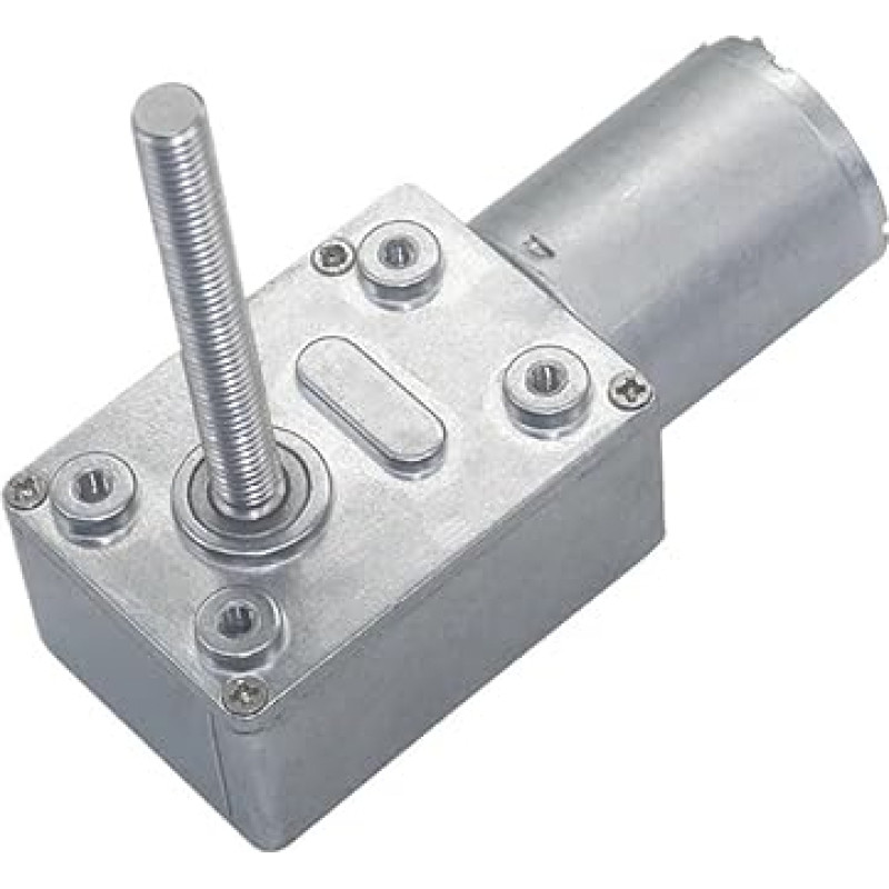 Gleichstrommotor mit M6-Gewinde, 6 V, 12, 24, 6-150 U/min, hohes Drehmoment, selbstsichernd, einstellbare Geschwindigkeit, JGY370 (6 V, 90 U/min)