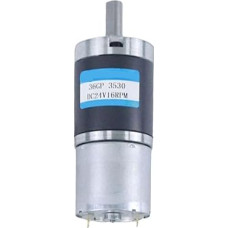 DC 12V 10W 24 15 Planetengetriebemotor mit 36mm Kohlebürsten MY36GP-3530 Wellendurchmesser 8,6(12V variklis ir laikiklis, 8RPM 8MM)