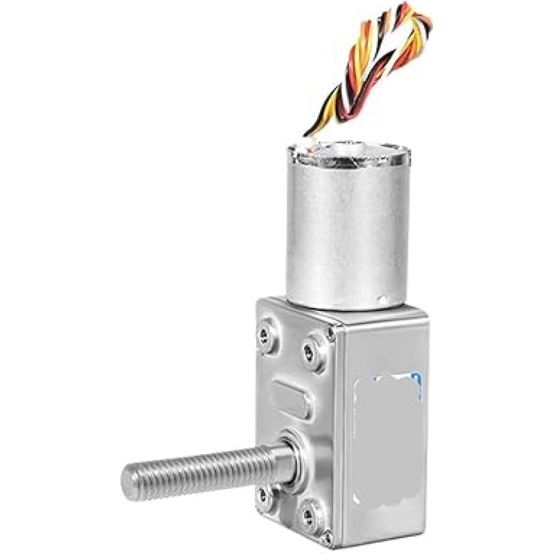 JGY-2430 24V DC Schneckengetriebemotor mit Selbstverriegelung und Geschwindigkeitsregler M8 Achse (23 U/min)