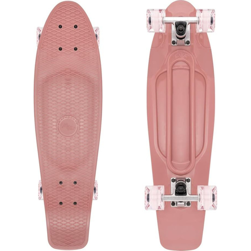 KMX 22 und 27 Zoll Classic Mini Cruiser Skateboard für Kinder, Schüler, Erwachsene, Anfänger & Pro. Alu Achsen, ABEC-9 Lage, Große 60mm Rollen