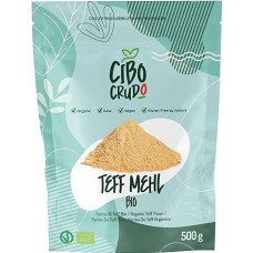Ekologiški ir neapdoroti tefo miltai - 500 g. Miltų alternatyva kepimui. Tefio miltai natūraliai be glitimo ir veganiški. Daug skaidulinių medžiagų, tinkamų makaronų, duonos, sausainių ir pyragaičių gaminimui.