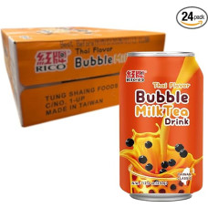 RICO - Thai Bubble Milk Tea Drink - 24 x 350 ml - daugkartinė pakuotė