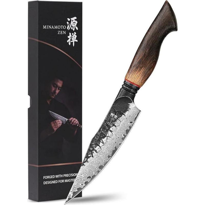 OKAMI Damascus Knife Utility Knife 5.5